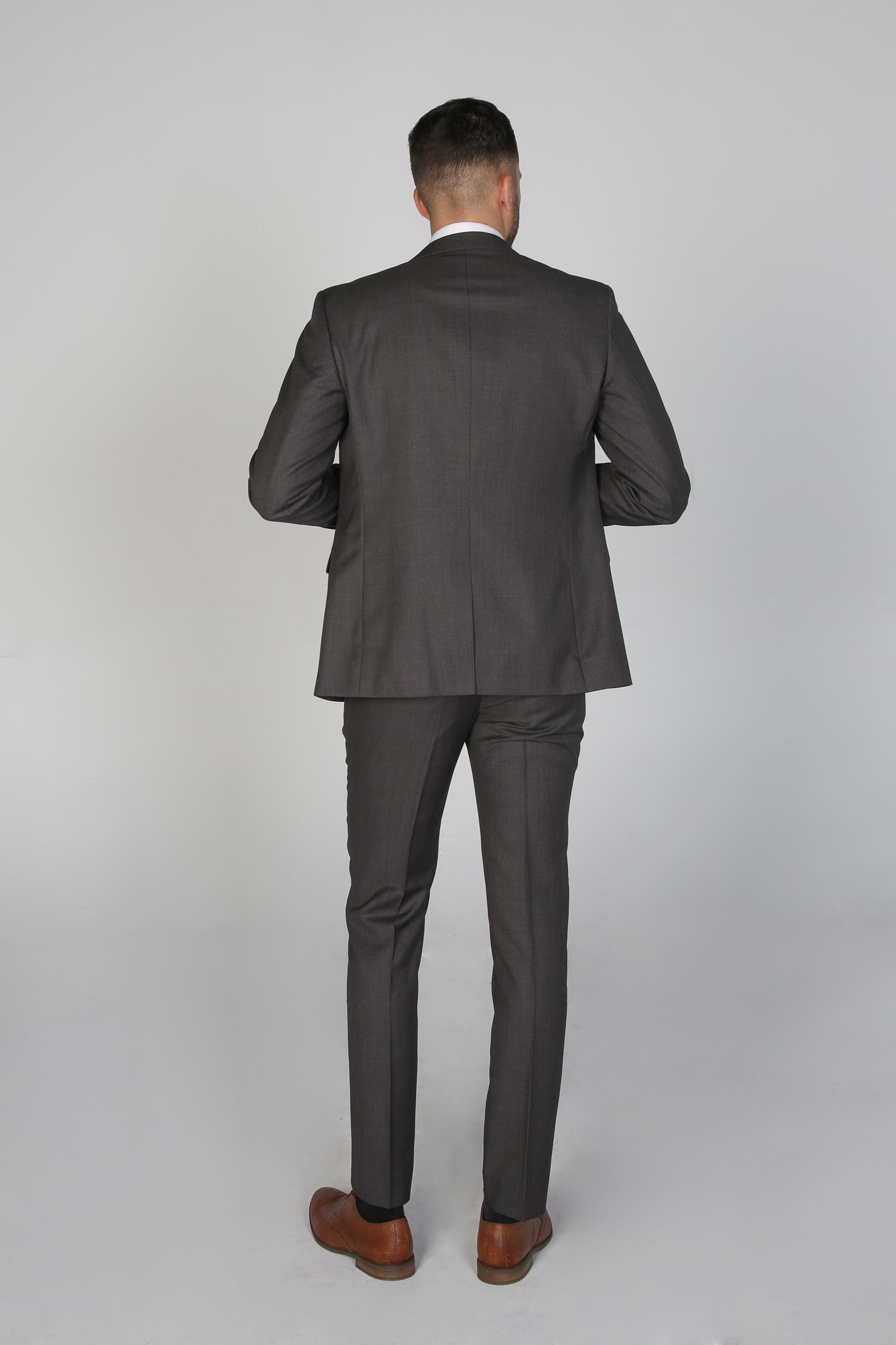 Costume Formel Tailleur pour Homme - CHARLES - Gris Charbon