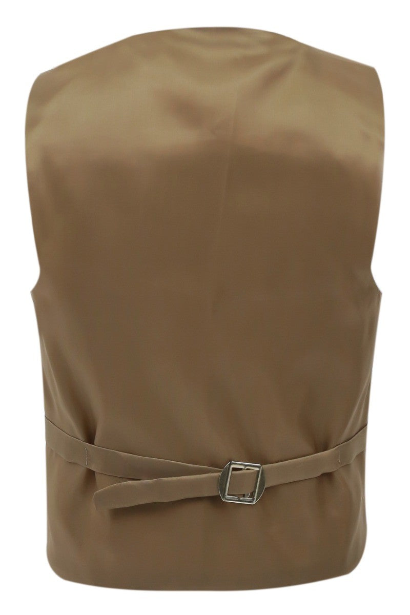Jungen 7-teiliges Karo Anzug-Set - Beige