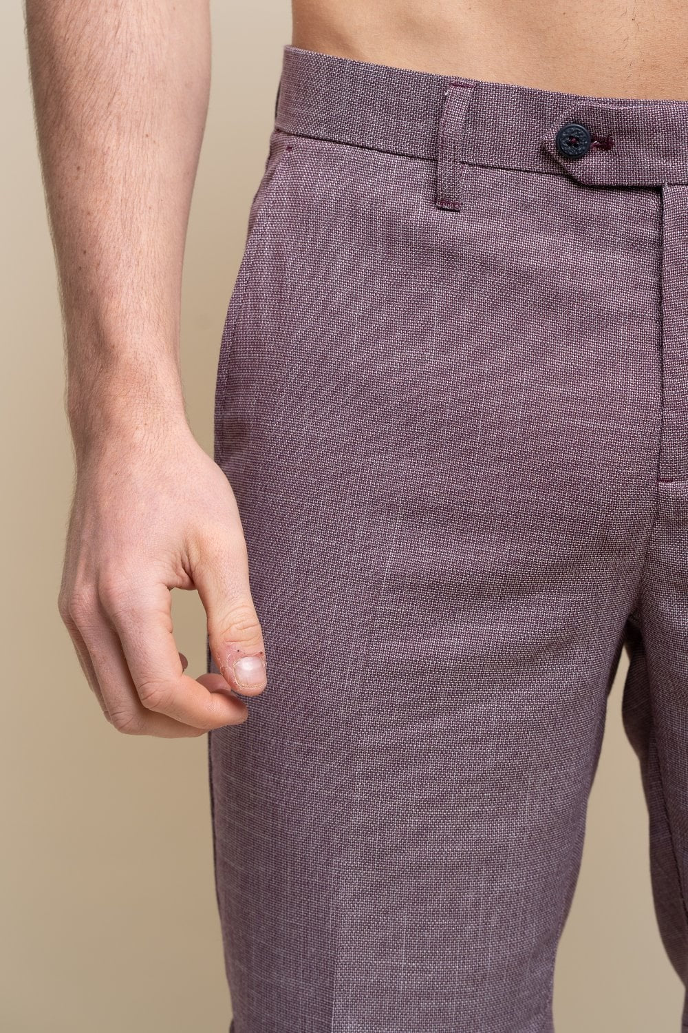 Shorts ajustés à taille mi-haute pour hommes - MIAMI - Lilas