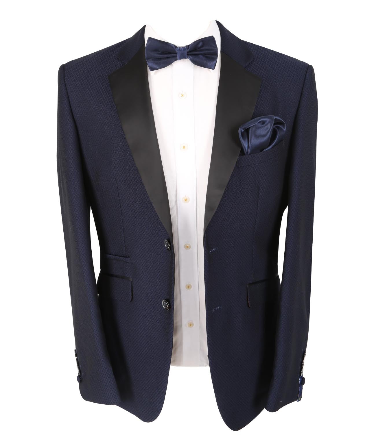 Costume Slim Fit pour Hommes - MYERS - Bleu Marine
