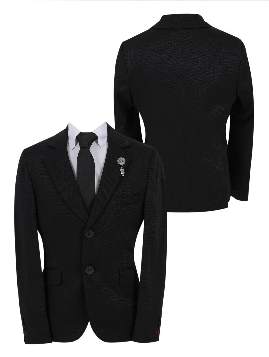 Costume Formel Slim Fit pour Garçons - Noir
