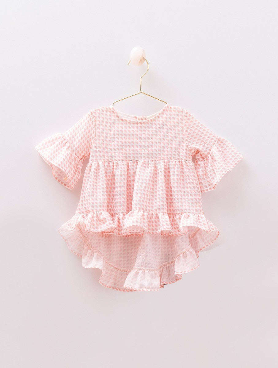 Mädchen Sommer Casual Pink-Set - MIALIA - Pink