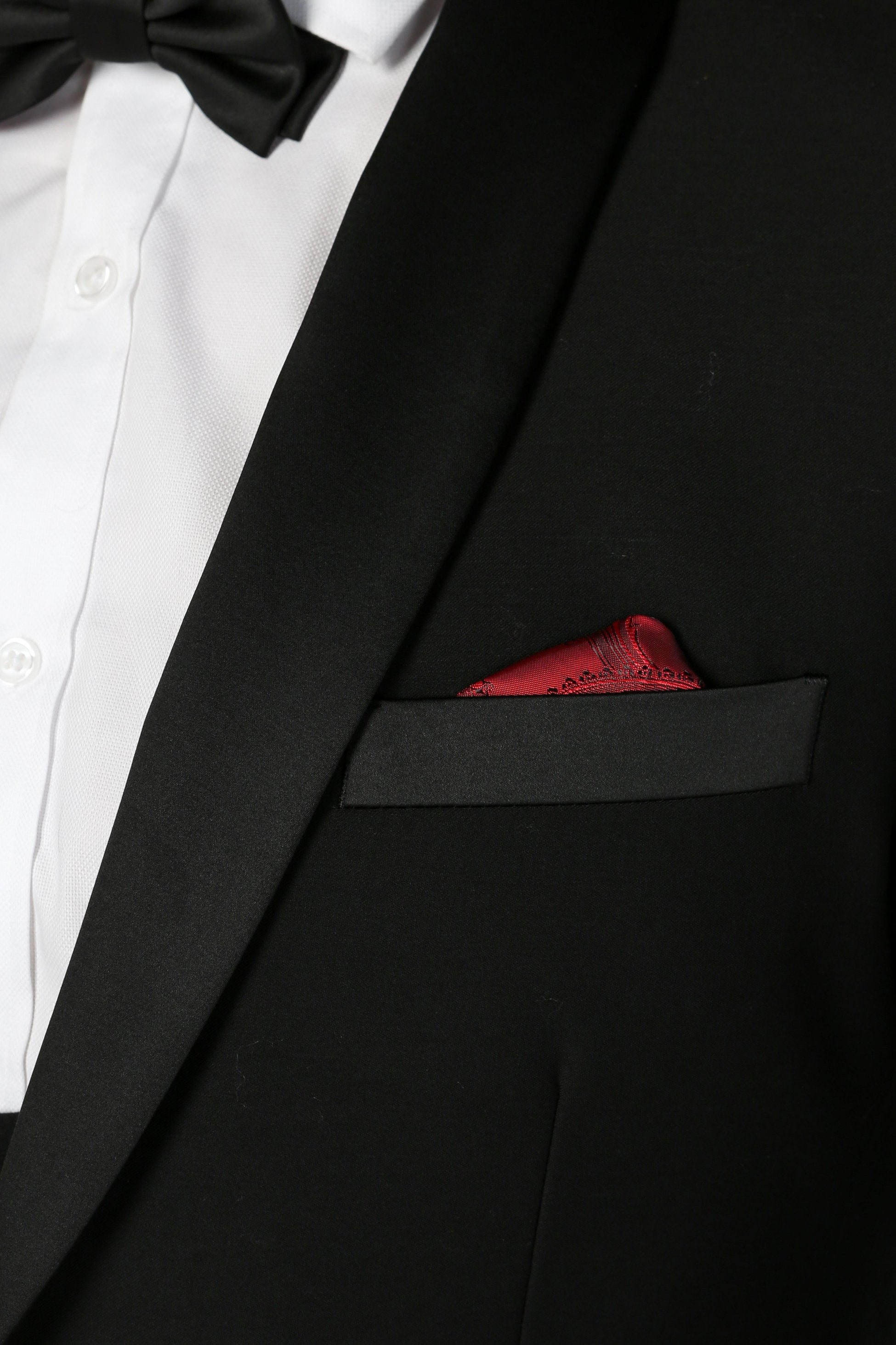Schwarzes Smoking-Sakko für Herren im Tailored Fit - FORD
