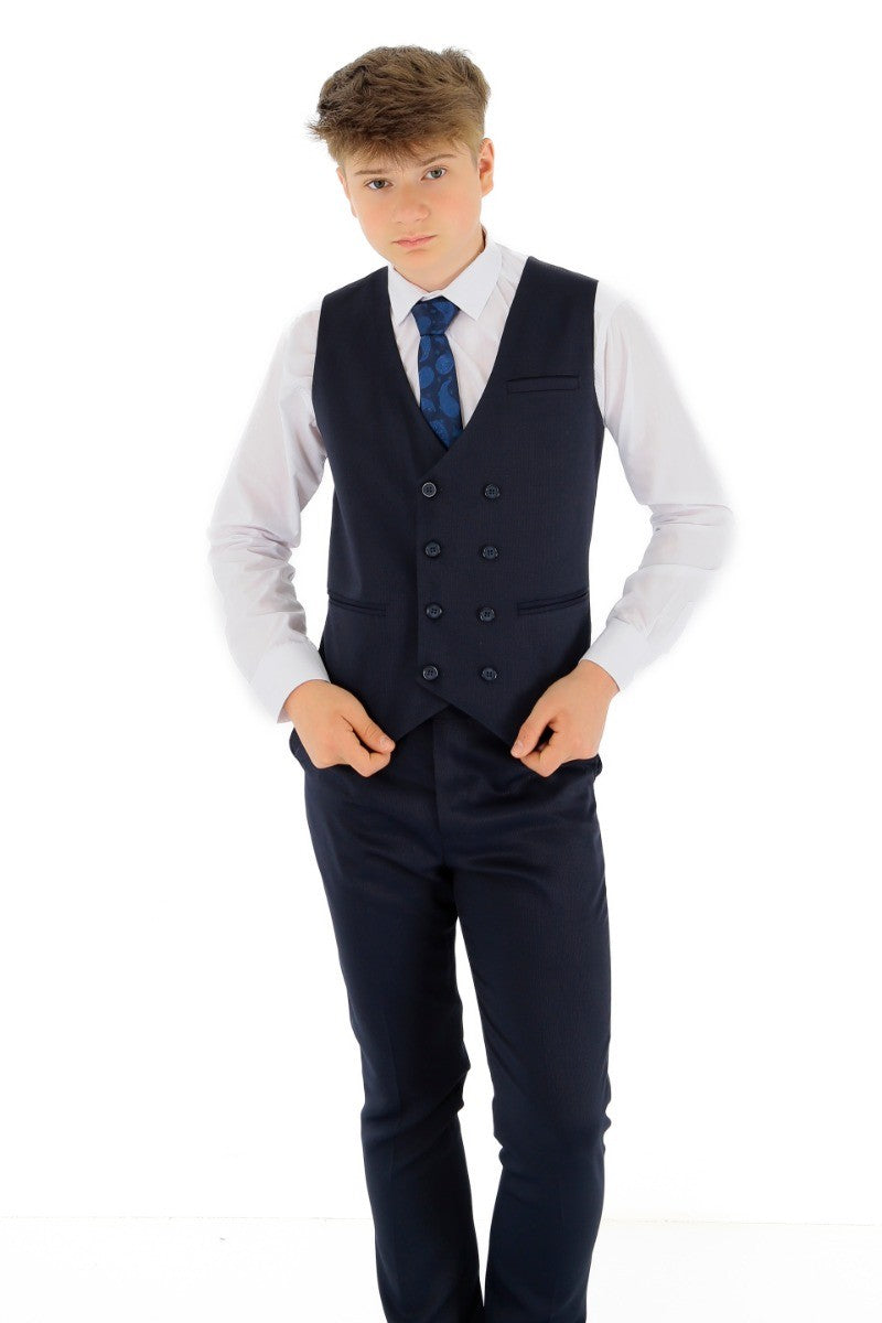 Costume Formel Slim Fit pour Garçons - Bleu Marine