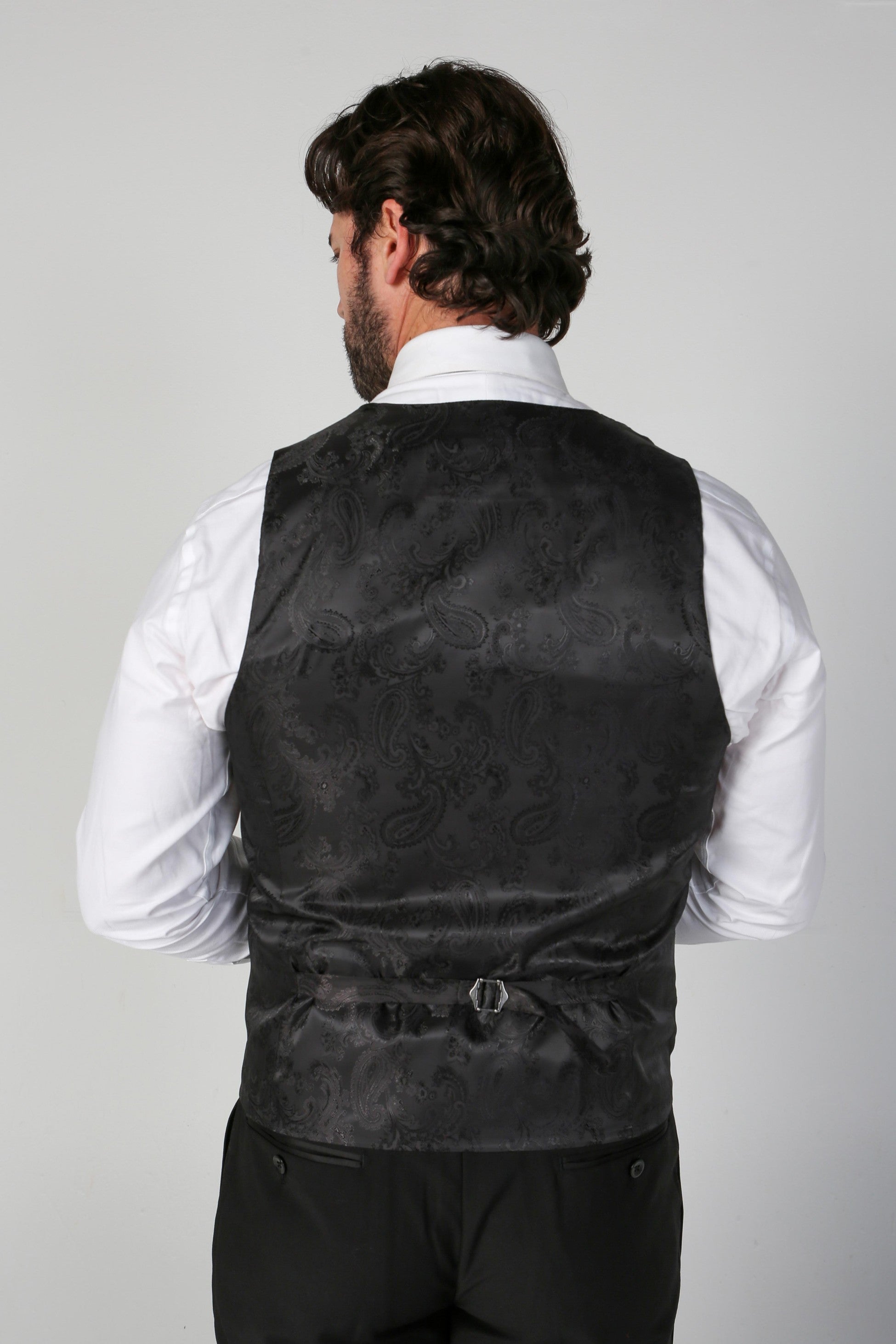 Gilet de Smoking Double Boutonnage Noir pour Homme - FORD - Noir