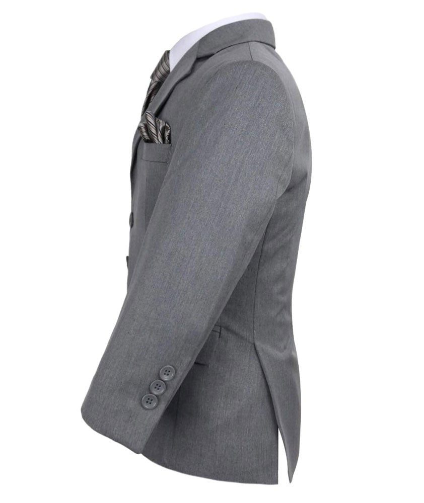 Costume Formel Slim Fit pour Garçons - Sebastian Le Blanc - Gris