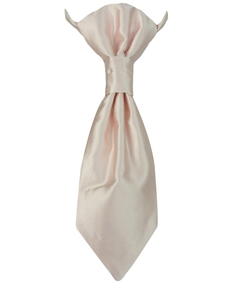 Jungen Satin Weste & Krawatten-Set - Pink