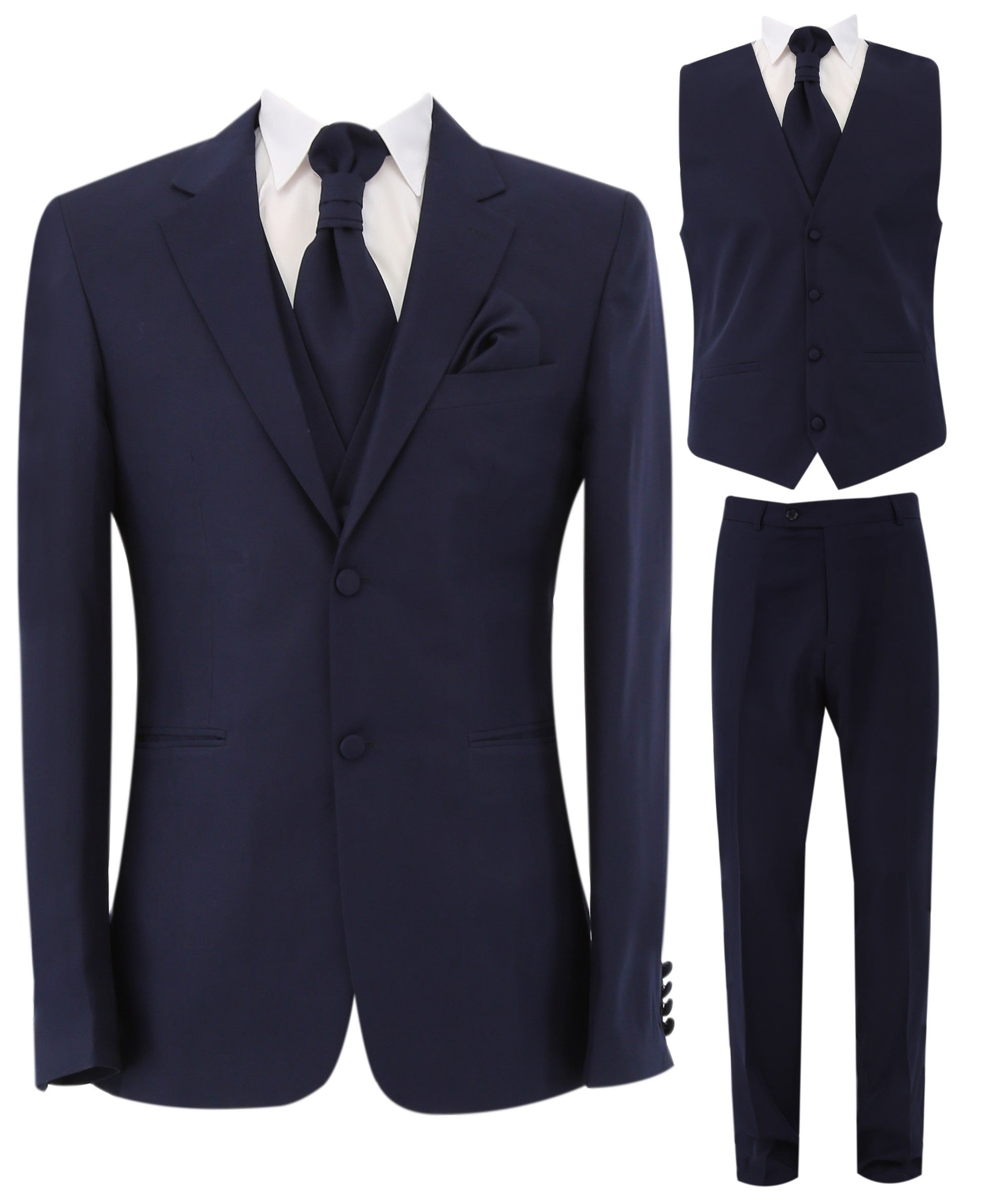 Ensemble Costume Formel Slim Fit pour Homme - Gorgeous - Bleu Marine