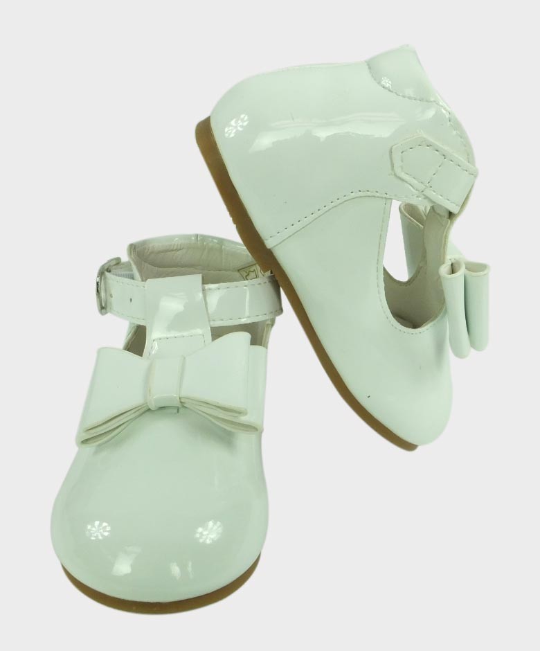 Bottines Vernies pour Filles - Blanc