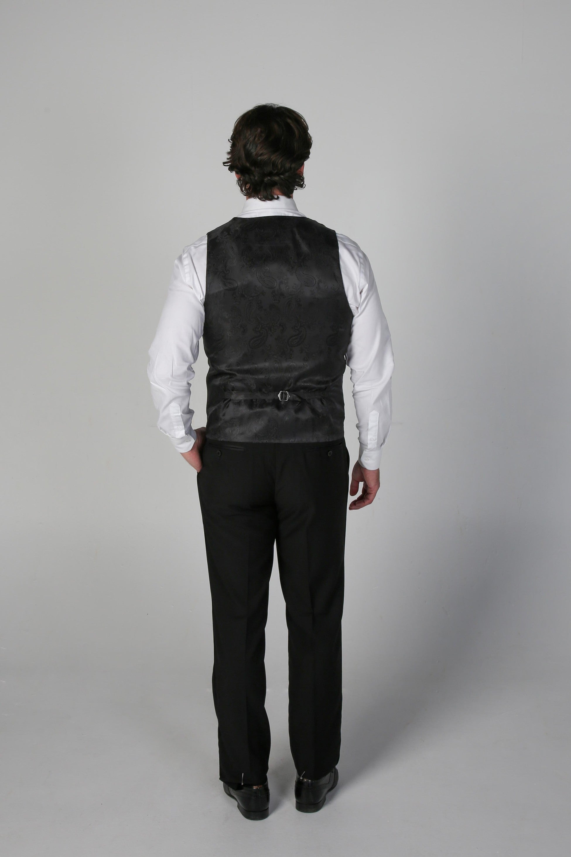 Gilet de Smoking Double Boutonnage Noir pour Homme - FORD - Noir