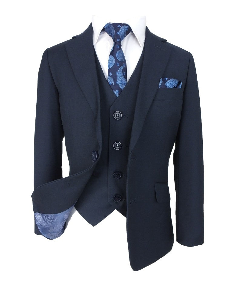 Costume Bleu Marine Français pour Garçons - Bleu Marine