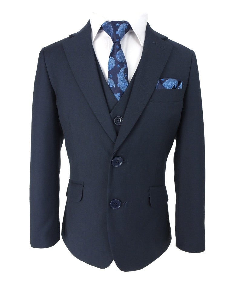 Costume Bleu Marine Français pour Garçons - Bleu Marine