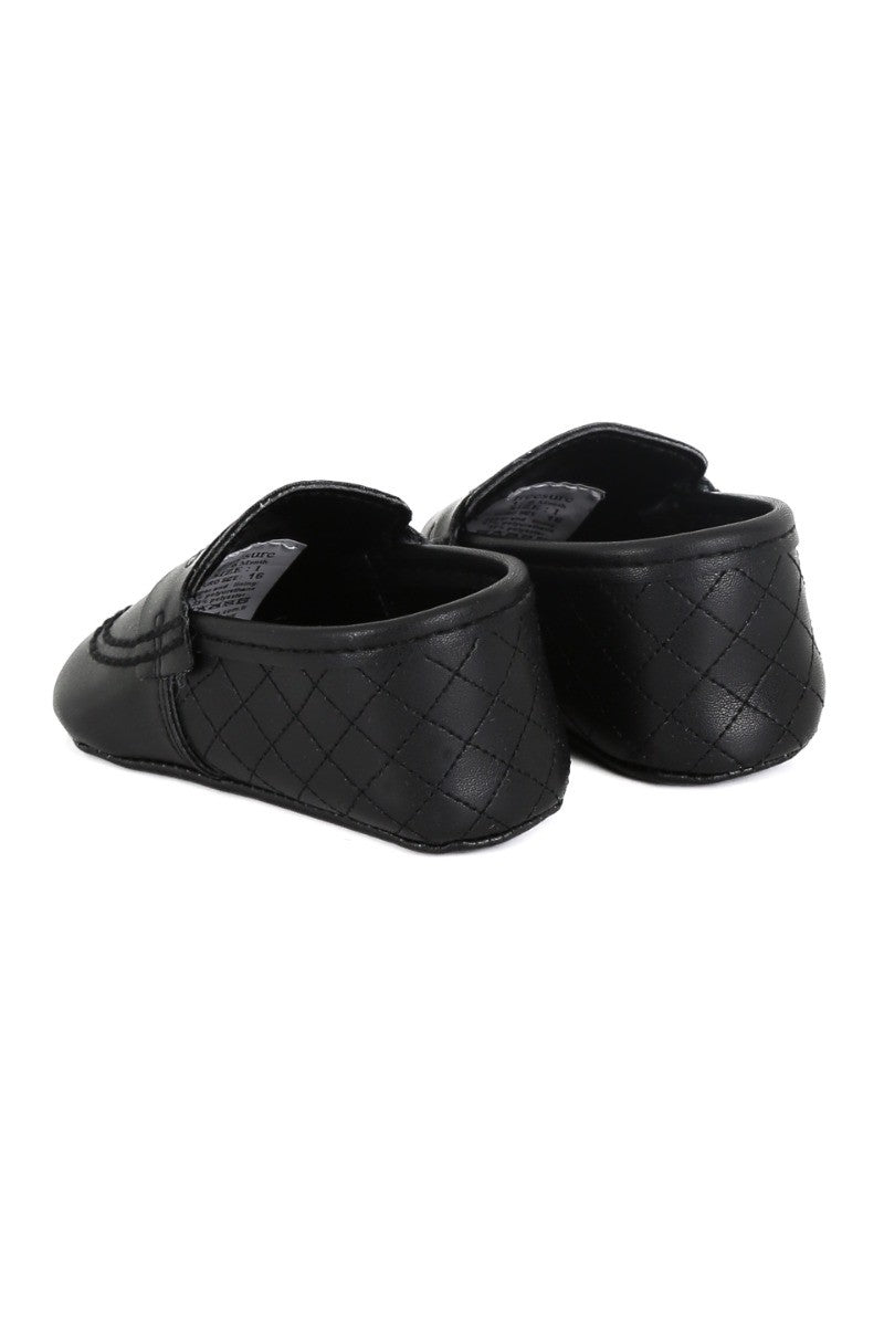 Baby Jungen Slip-On Vorläufer Moccasin - Schwarz