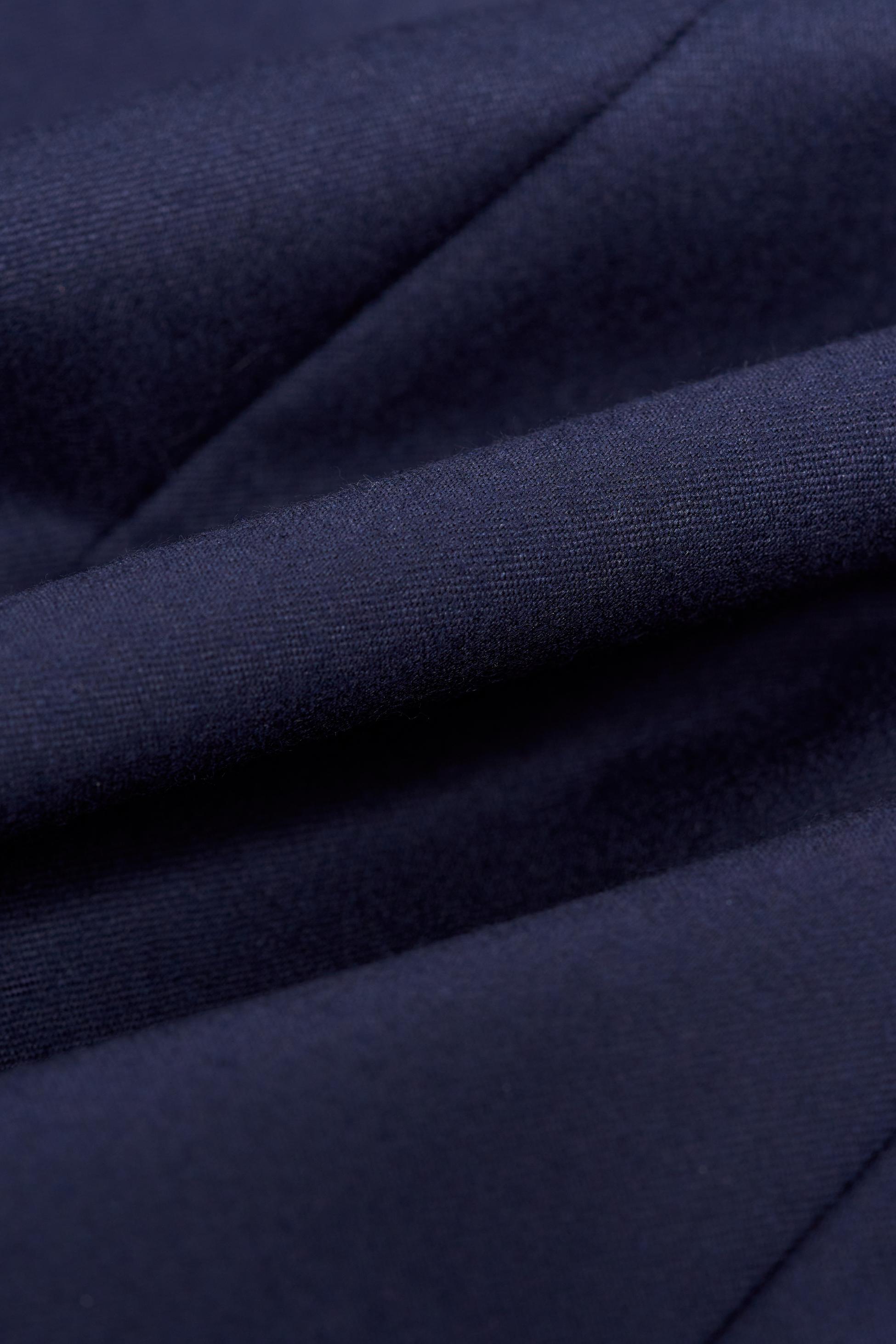 Herren Woll Slim Fit Formelle Anzugjacke - James - Marineblau