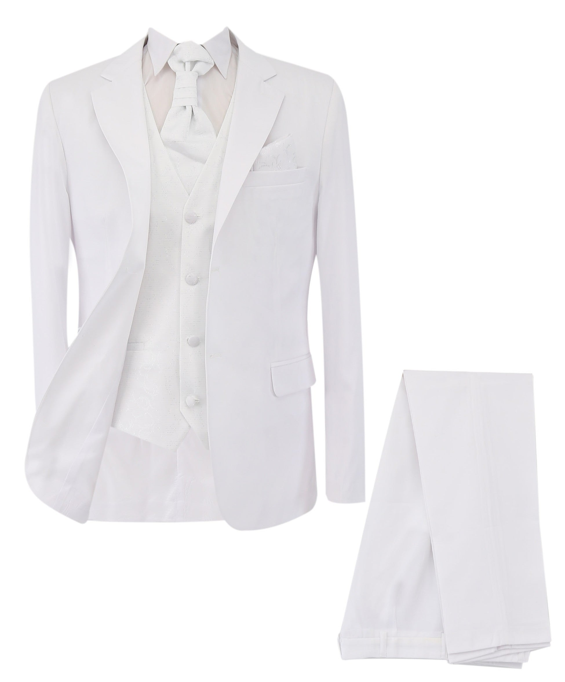 Ensemble Costume Formel Slim Fit pour Homme - Gorgeous - Blanc