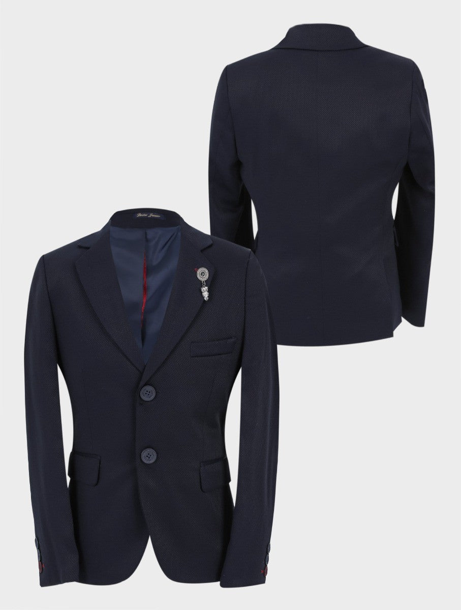 Costume Formel Slim Fit pour Garçons - Bleu Marine