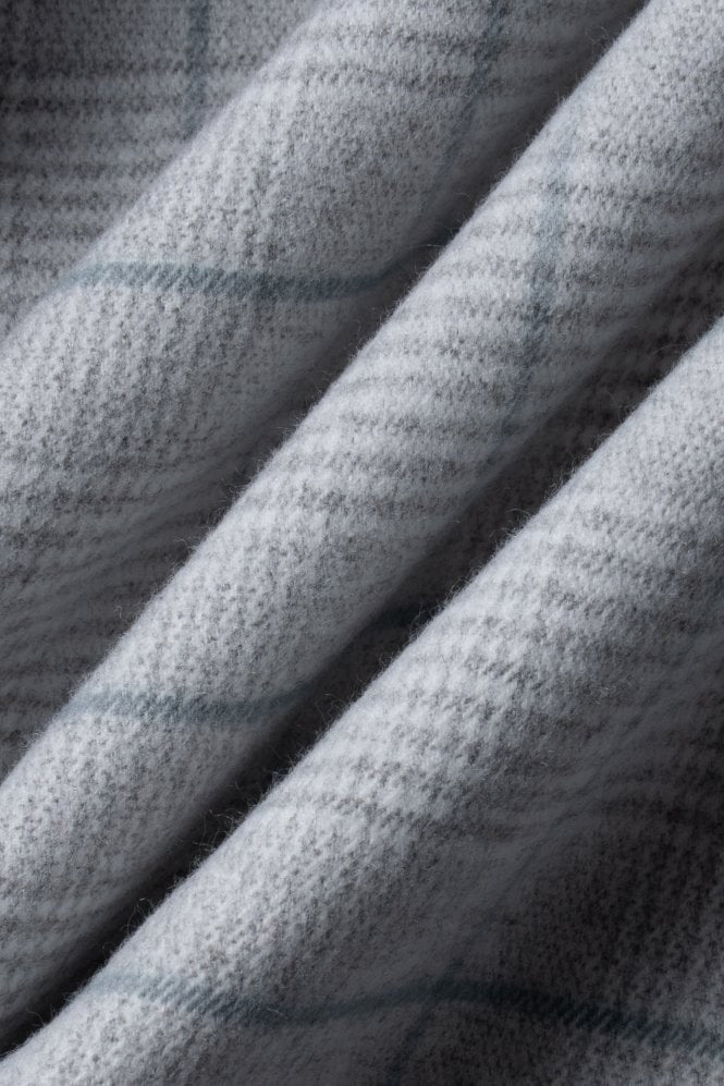 Herren Zweireiher Retro Karo Graue Weste - RADIKA - Hellgrau