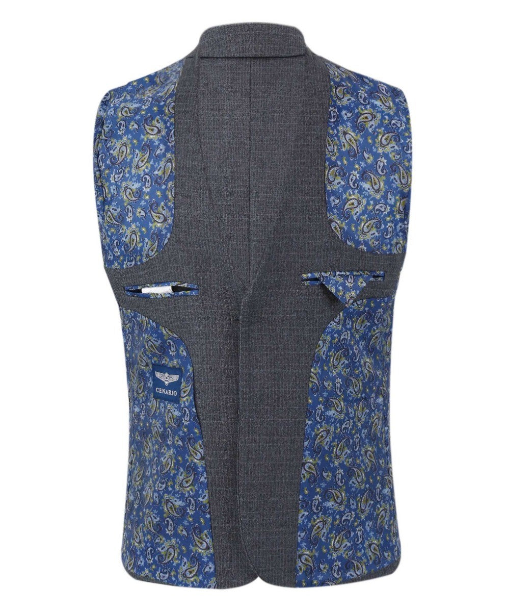 Jungen Tweed Maßgeschneiderter Husky-Größenanzug - JONATHAN Charcoal - Anthrazitgrau