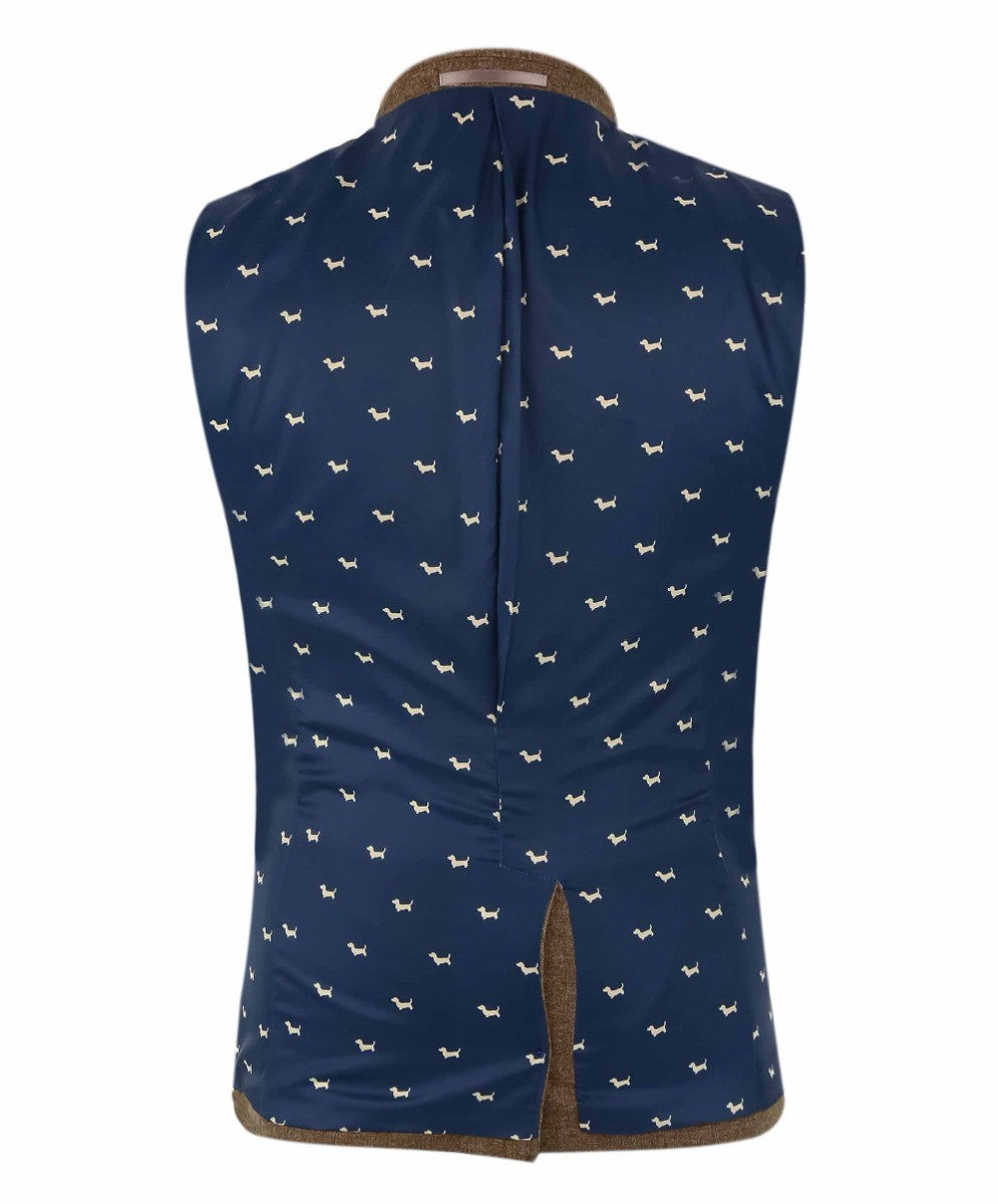 Abito da uomo stile Tweed - NATHAN Marrone - Marrone chiaro