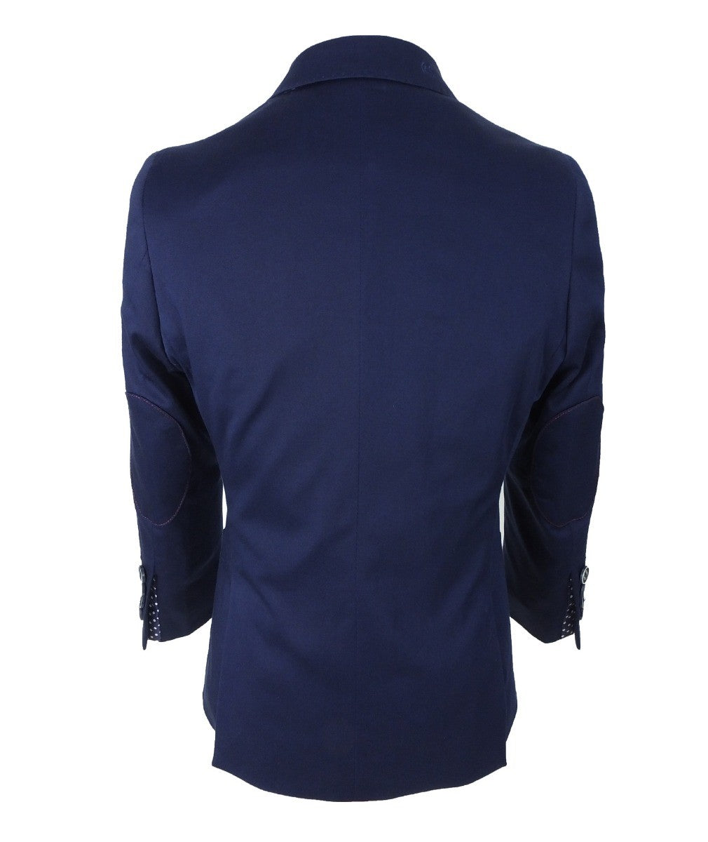 Blazer en Coton Slim Fit pour Garçons - Bleu Marine