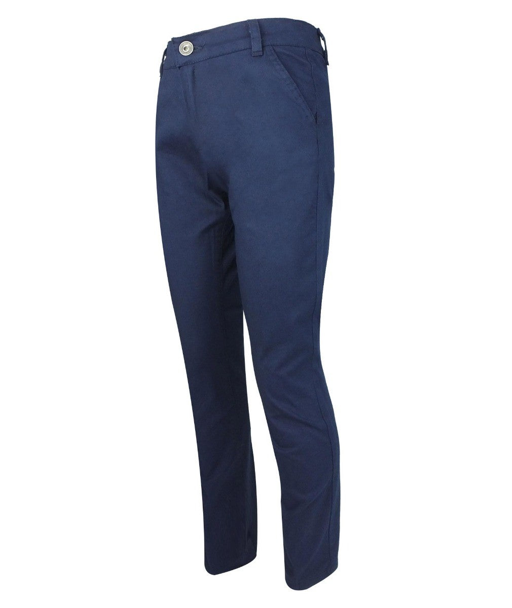 Jungen Fischgrät Windowpane Wollanzug - Marineblau - Braun