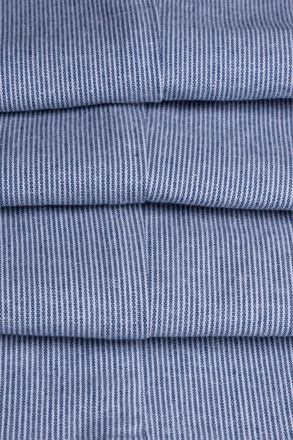 Herren Slim Fit Strukturierte Shorts - FREDRIK Blue - Blau