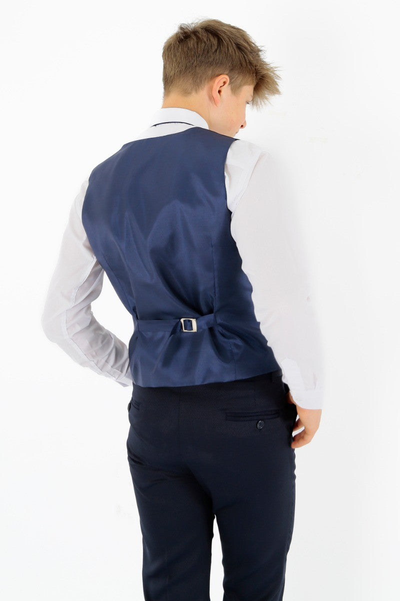 Costume Formel Slim Fit pour Garçons - Bleu Marine