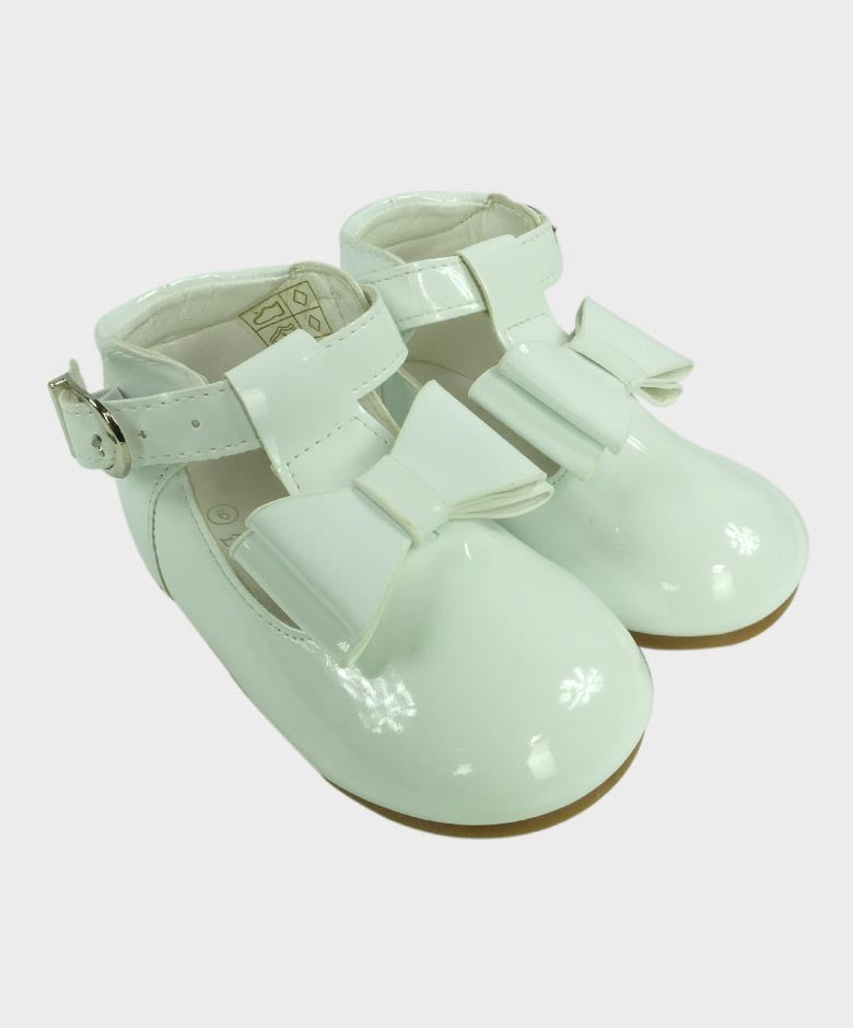 Bottines Vernies pour Filles - Blanc