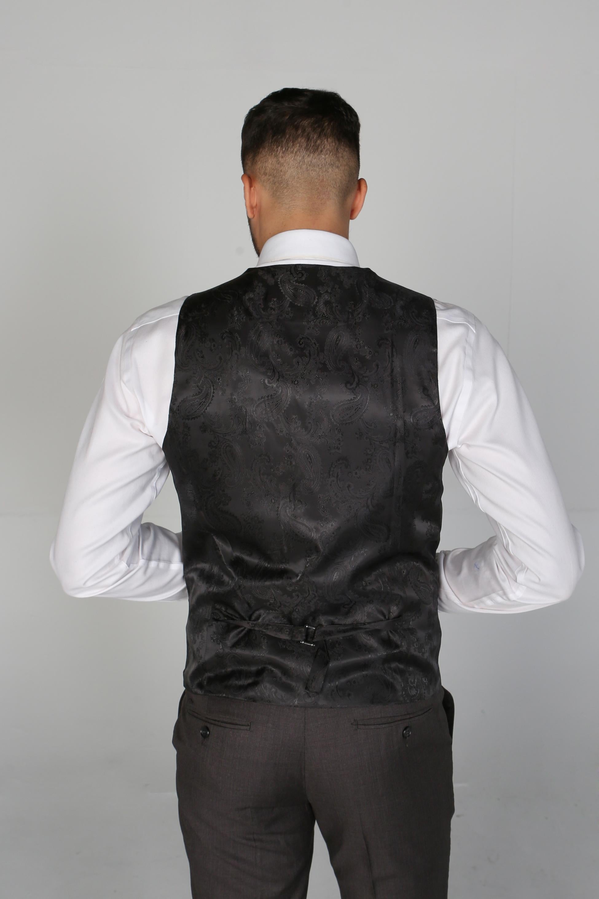 Costume Formel Tailleur pour Homme - CHARLES - Gris Charbon