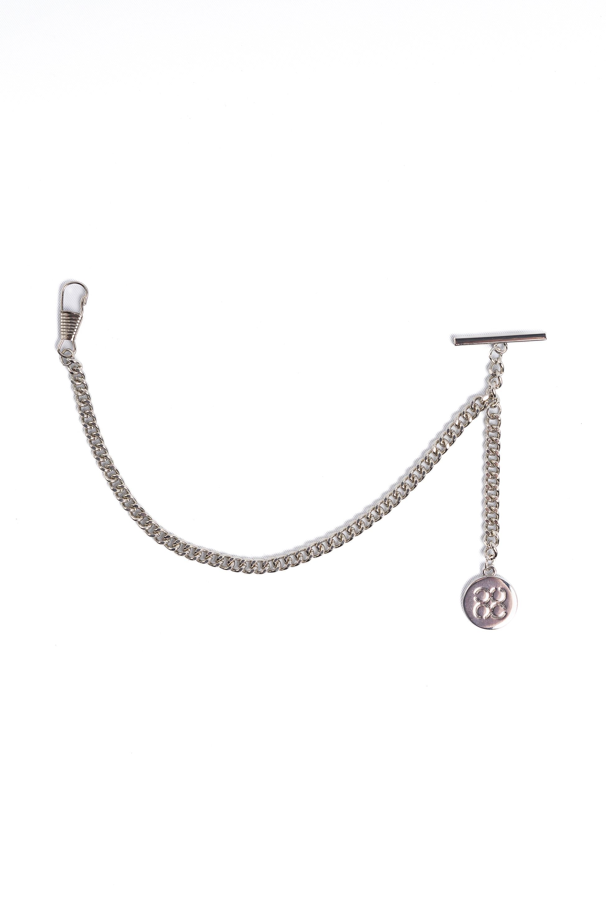 Herren Silberne Weste mit Kette Peaky Blinders Retro Vintage Anzug Zubehör