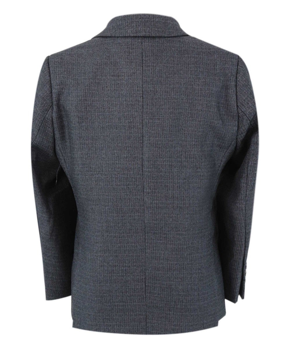 Jungen Tweed Maßgeschneiderter Husky-Größenanzug - JONATHAN Charcoal - Anthrazitgrau