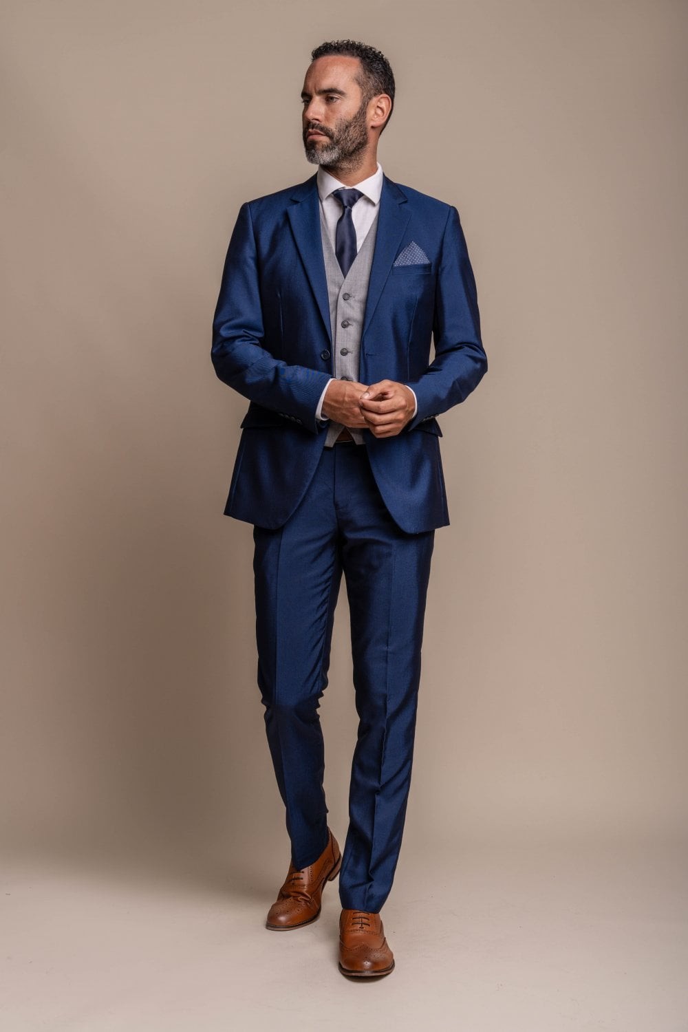 Men's Slim Fit Combined Suit - Ford / Reegan