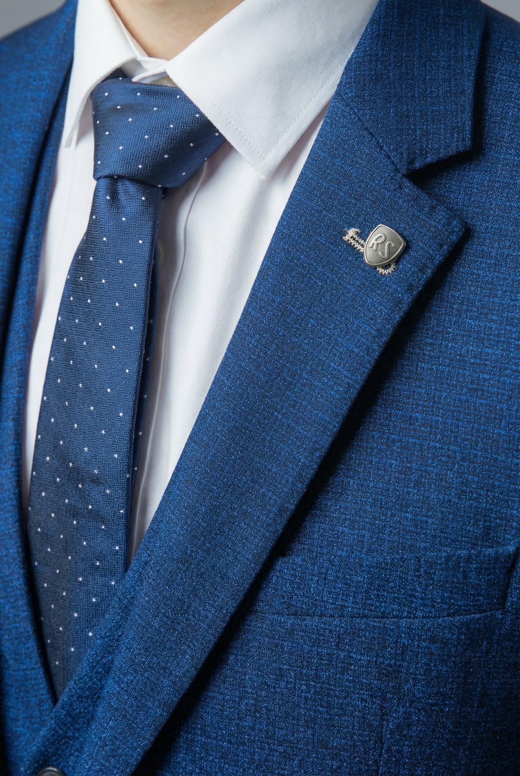 Costume homme coupe slim bleu indigo - MATEO - Bleu indigo