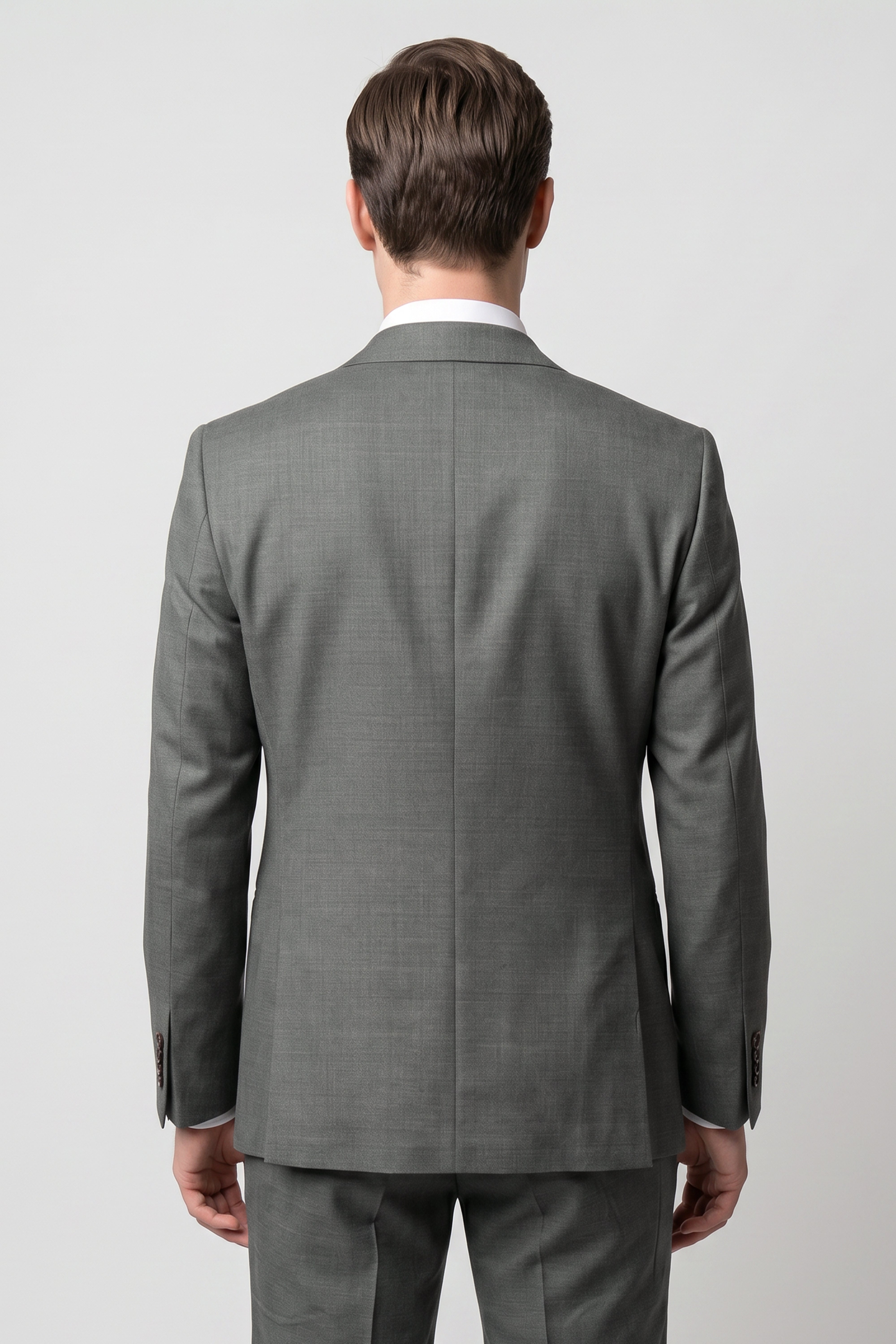 Men’s Twill Double Breasted Blazer - Dark Green