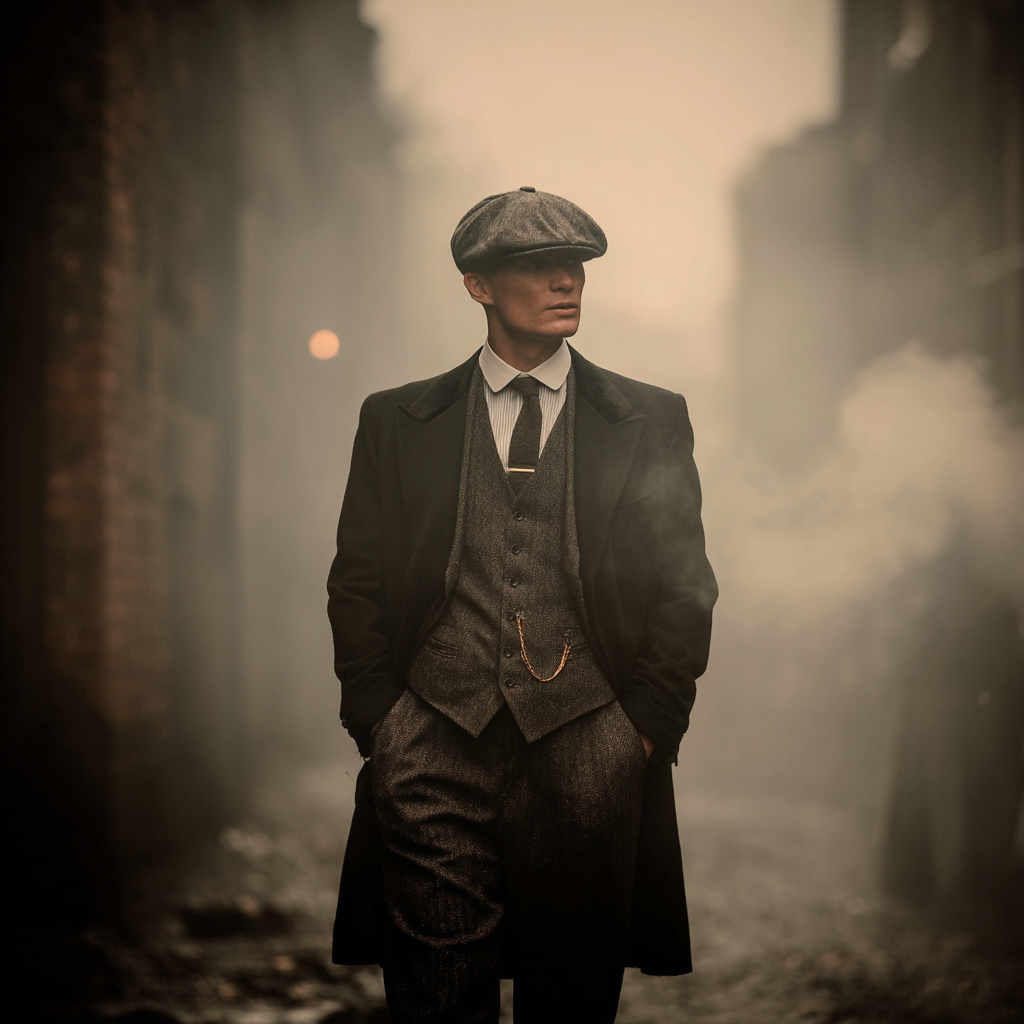 Tommy Shelby Peaky Blinders style outfit