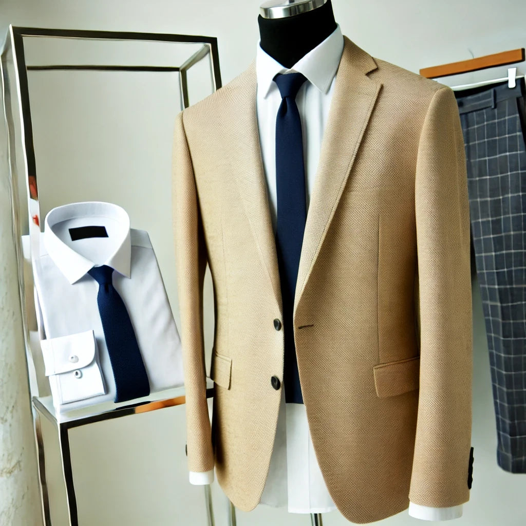 How to Style a Beige Blazer for Men