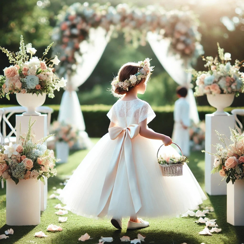 DRESSES FOR FLOWER GIRLS: HOW TO CHOOSE THE PERFECT OUTFIT FOR YOUR LITTLE GIRL