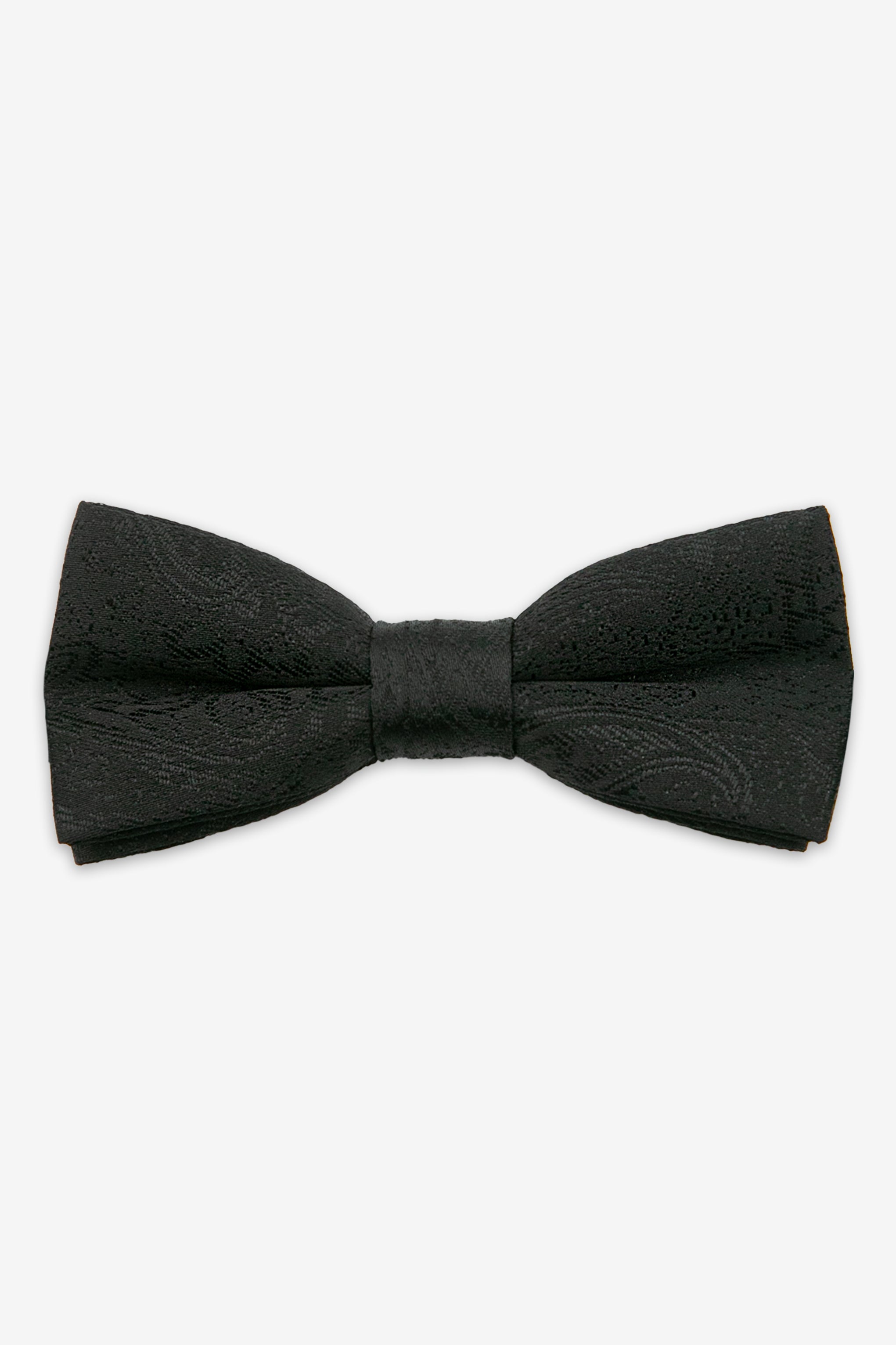 Boys’ Paisley Pre-Tied Dickie Bow Tie - Black