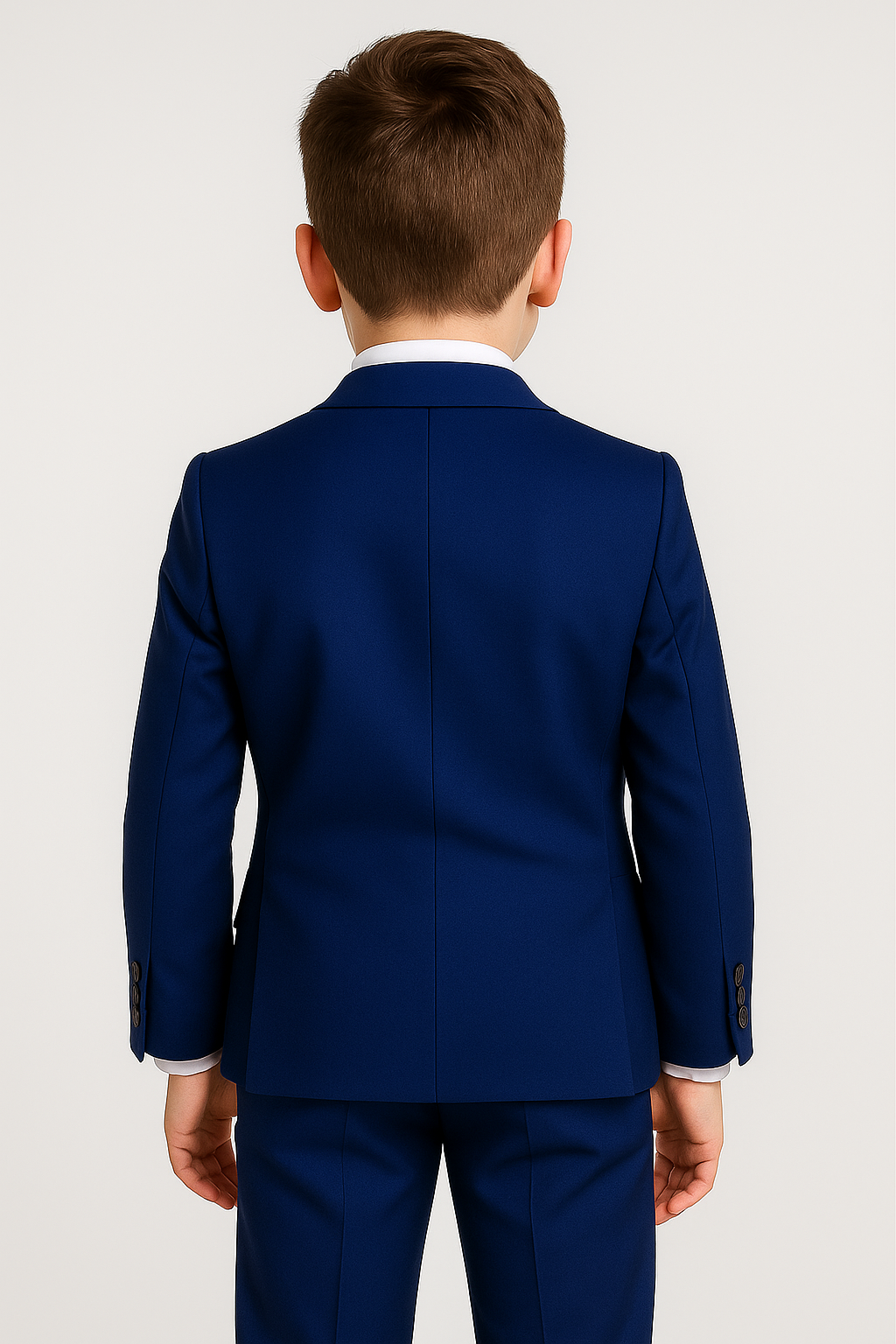 Costume Formel Tailored Fit pour Garçons - Bleu Parlement