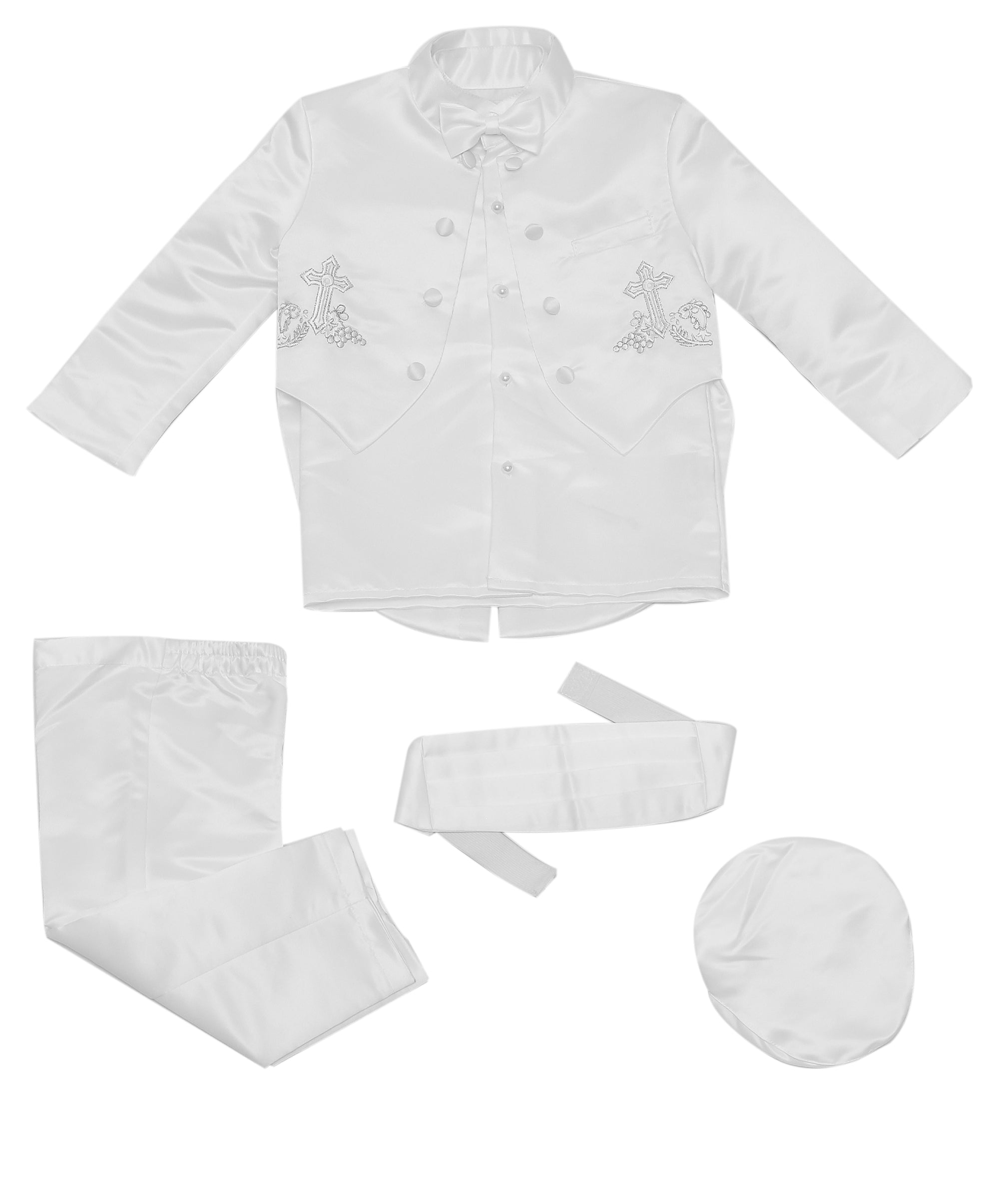 Tenue de Baptême pour Garçons - Blanc