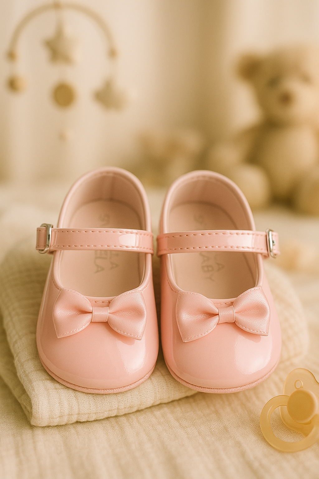 Chaussures Souples Pré-Marchantes pour Fillettes - Rose