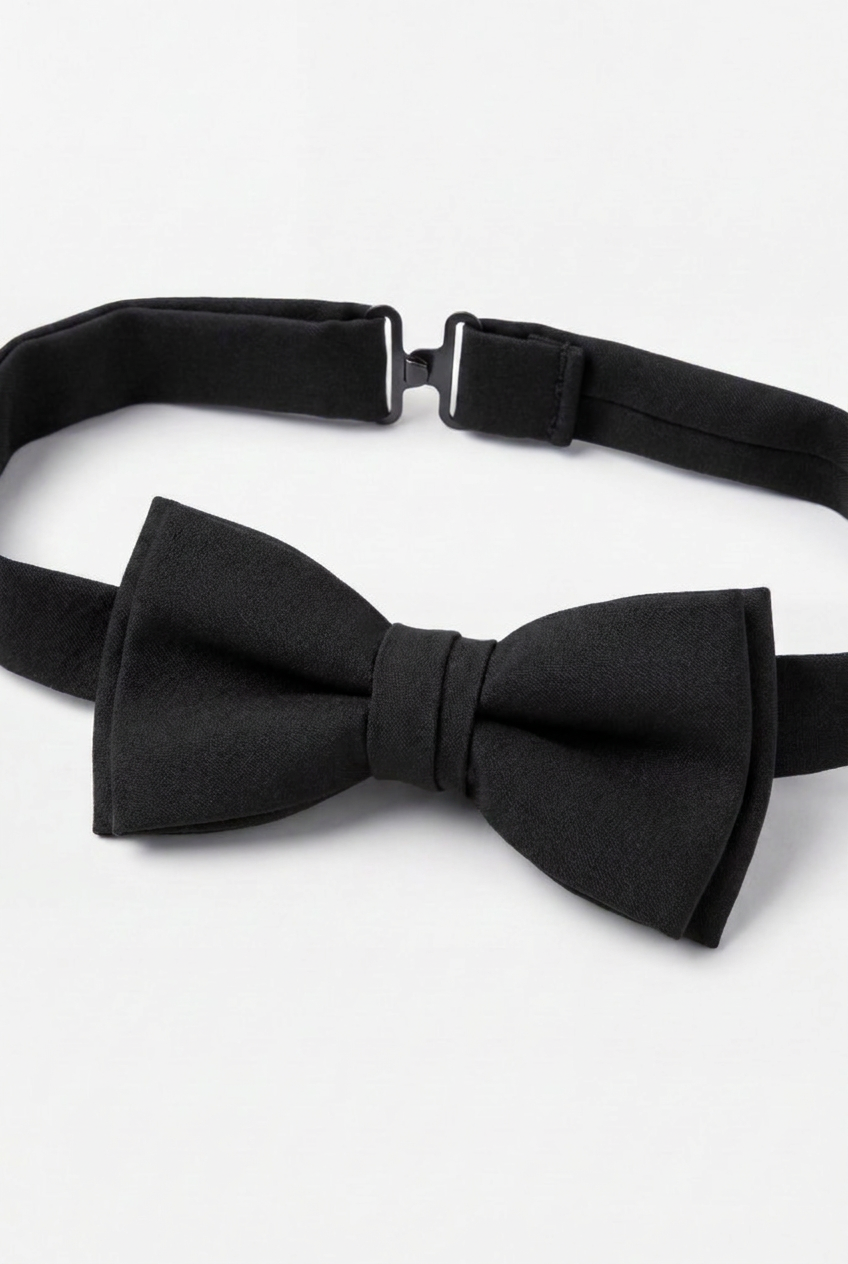 Completo da cerimonia Nero da bambino, 2 pezzi, con papillon