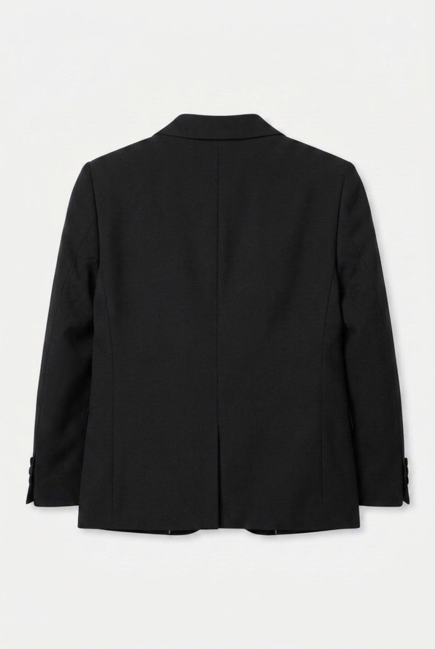 Completo da cerimonia Nero da bambino, 2 pezzi, con papillon