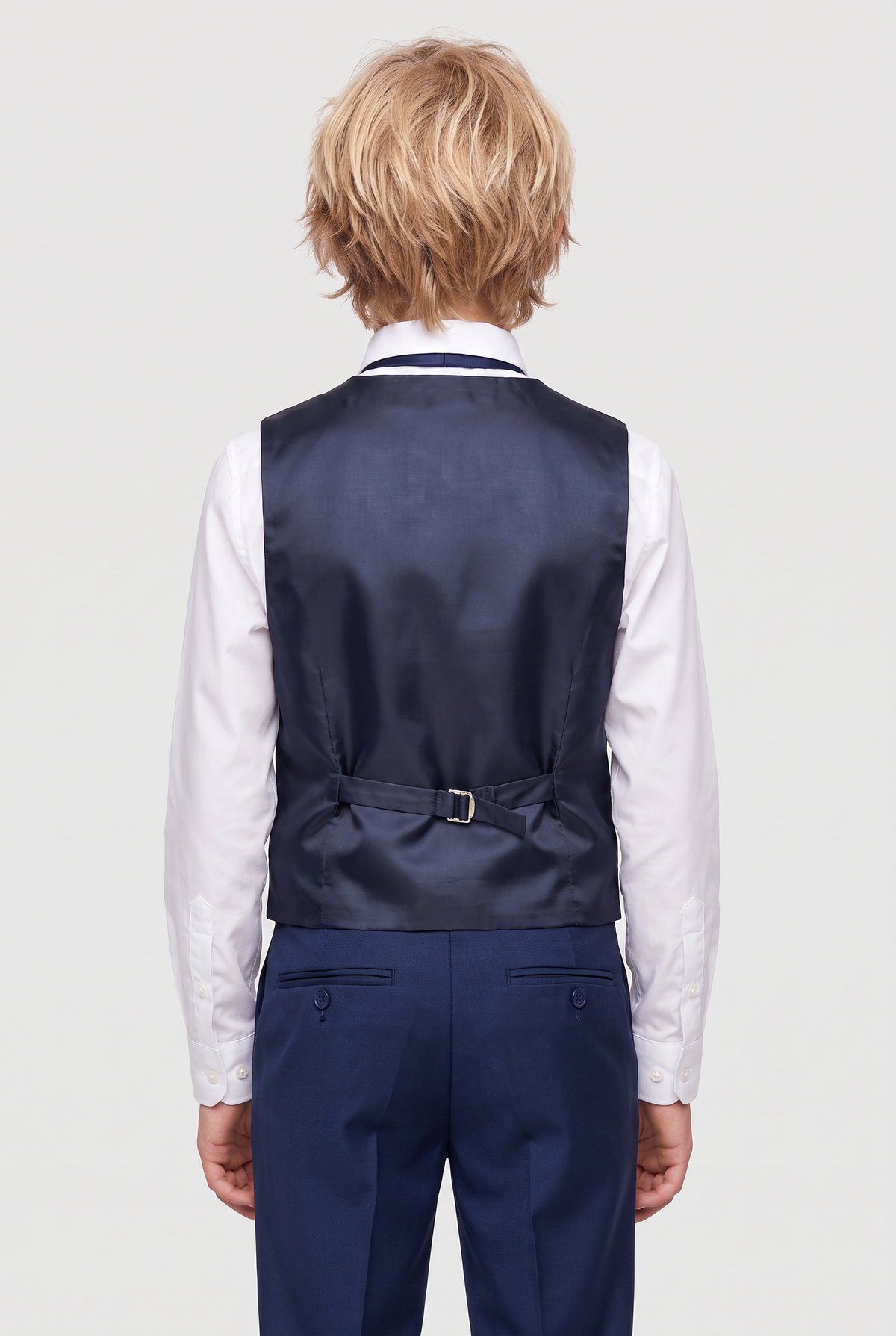 Boys 3-Piece Tailored Fit Suit - Paris - Navy