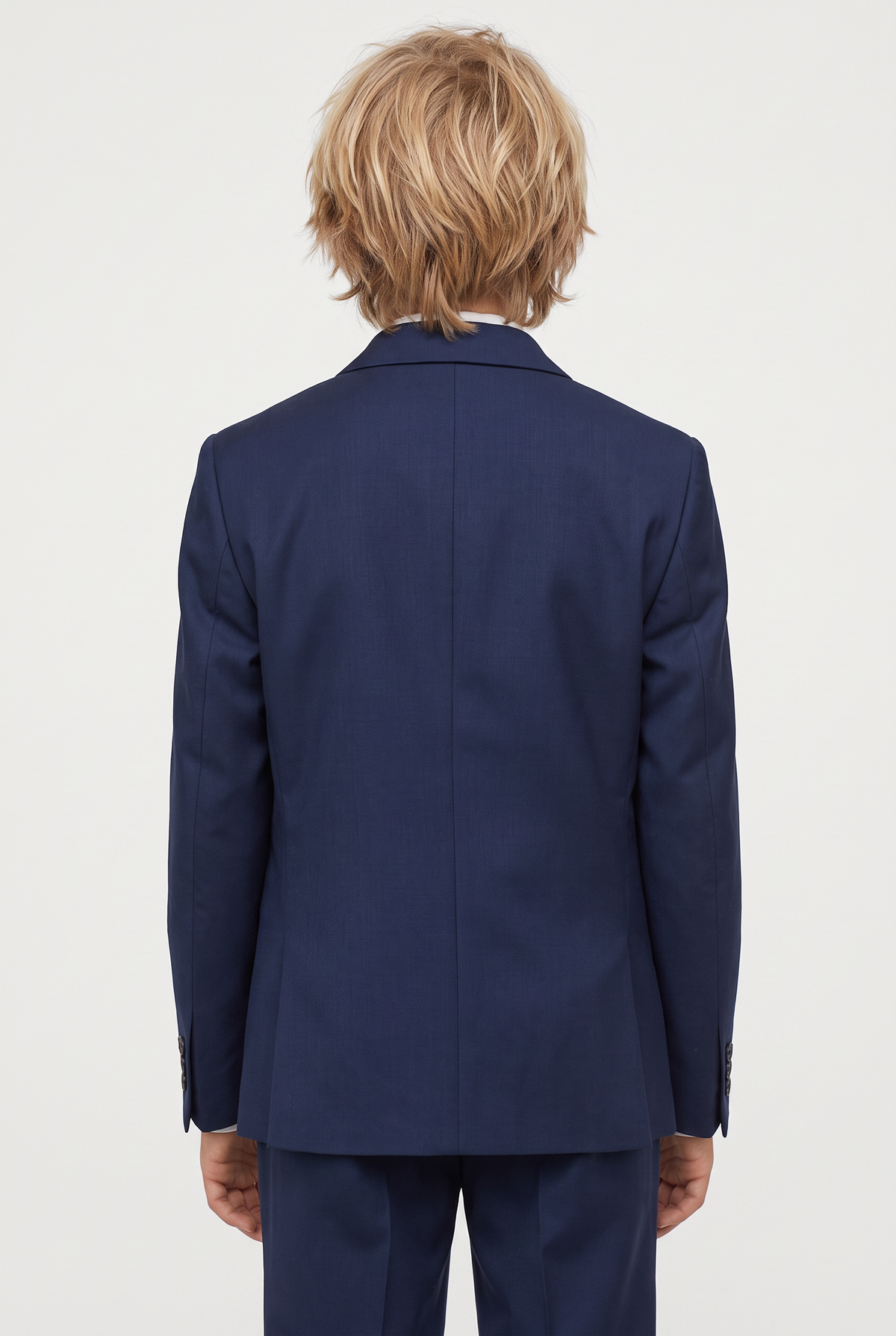 Boys 3-Piece Tailored Fit Suit - Paris - Navy