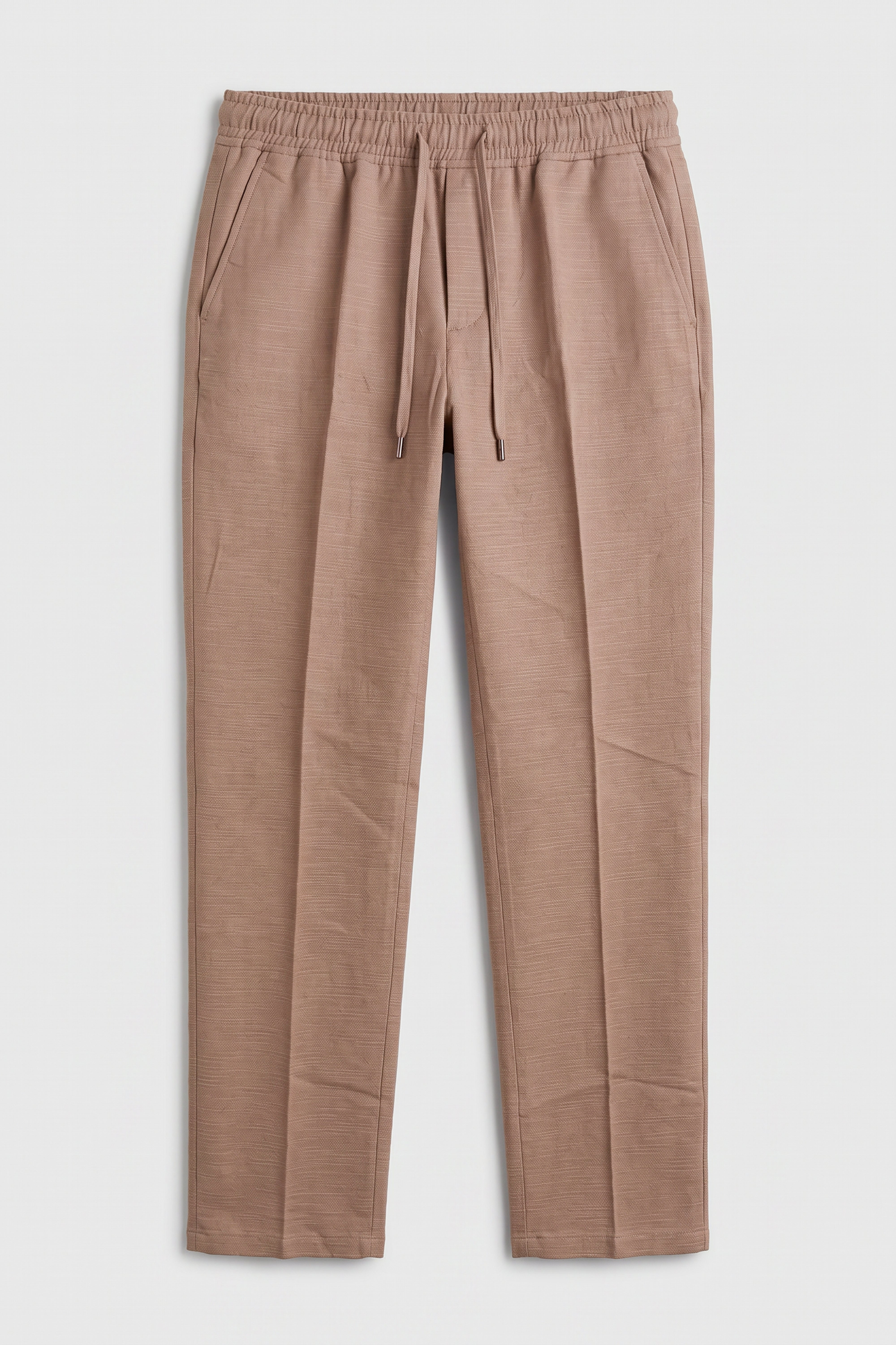 Boys 4-Piece Cotton Casual Suit - Brown Trousers Picture