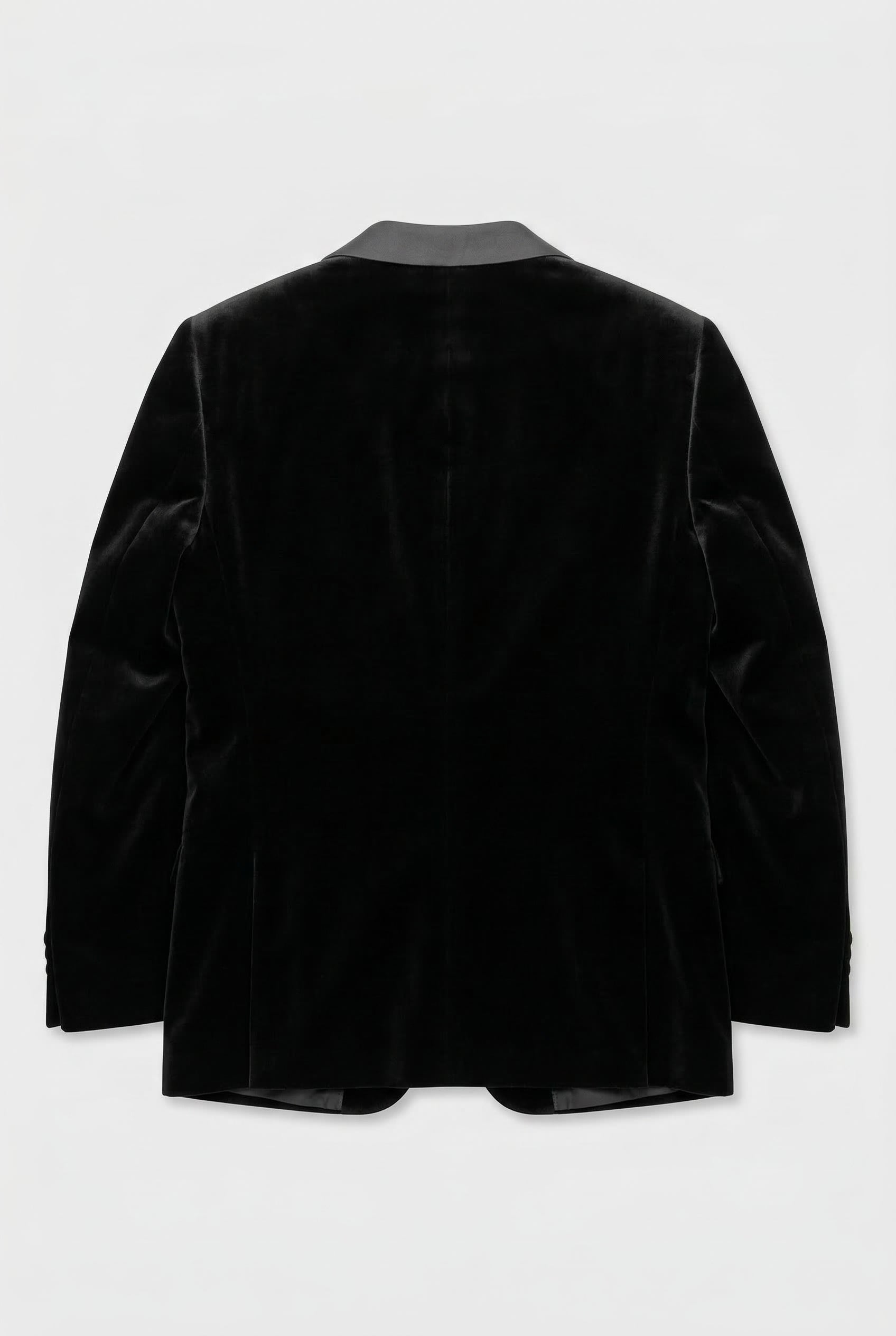 Jungen 4-teiliges Samt Zweireihiger Smoking-Anzug – Albert Schwarz