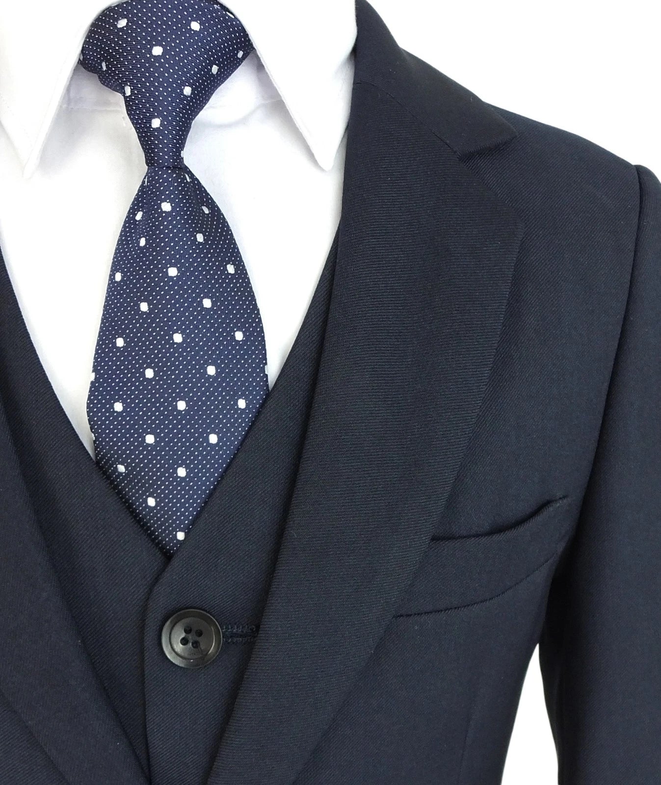 Ensemble costume formel garçon 5 pièces - Modèle 524 Marine