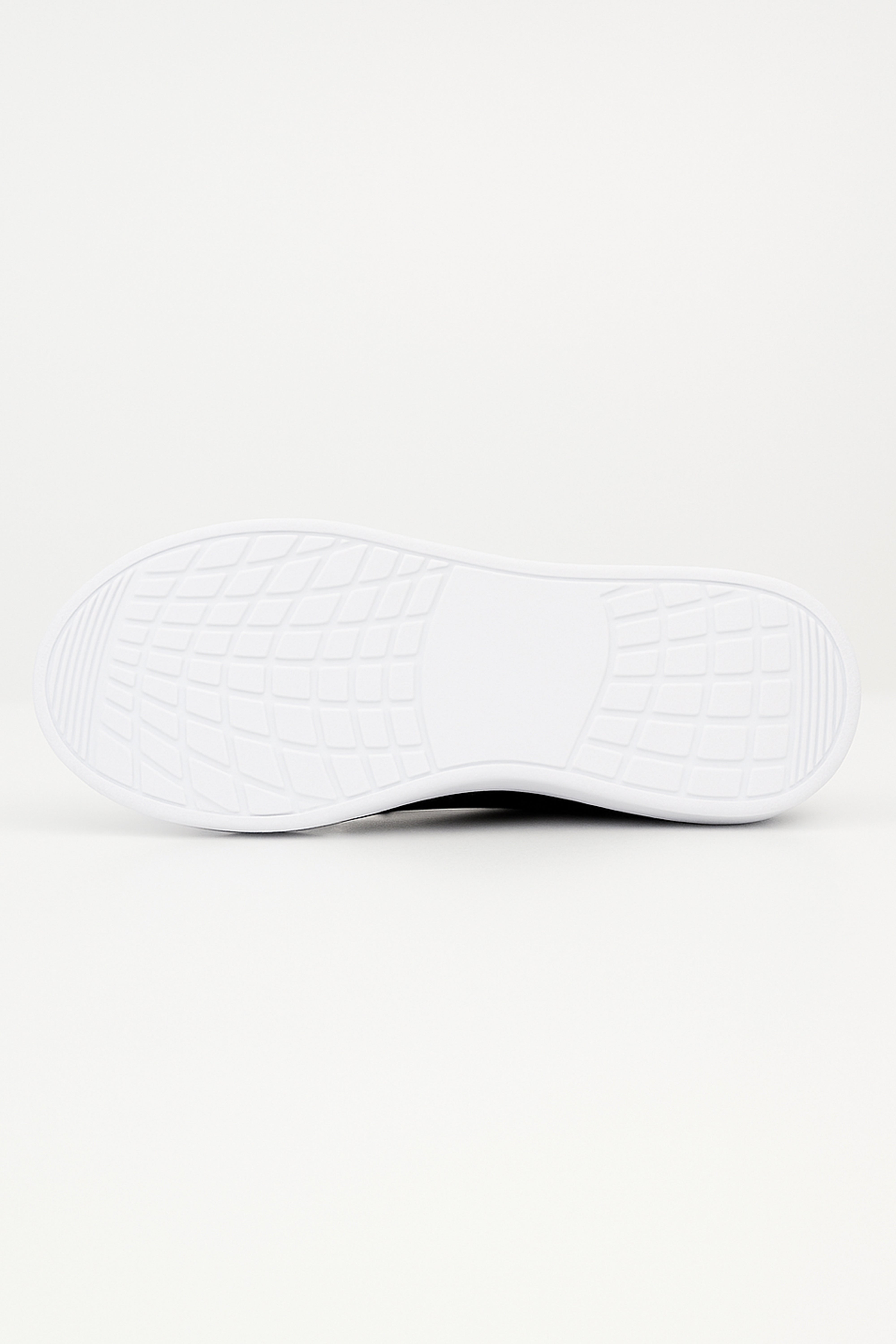 Boys Black Lace-up Sneaker with White Thick Sole - Black Sole Picyure