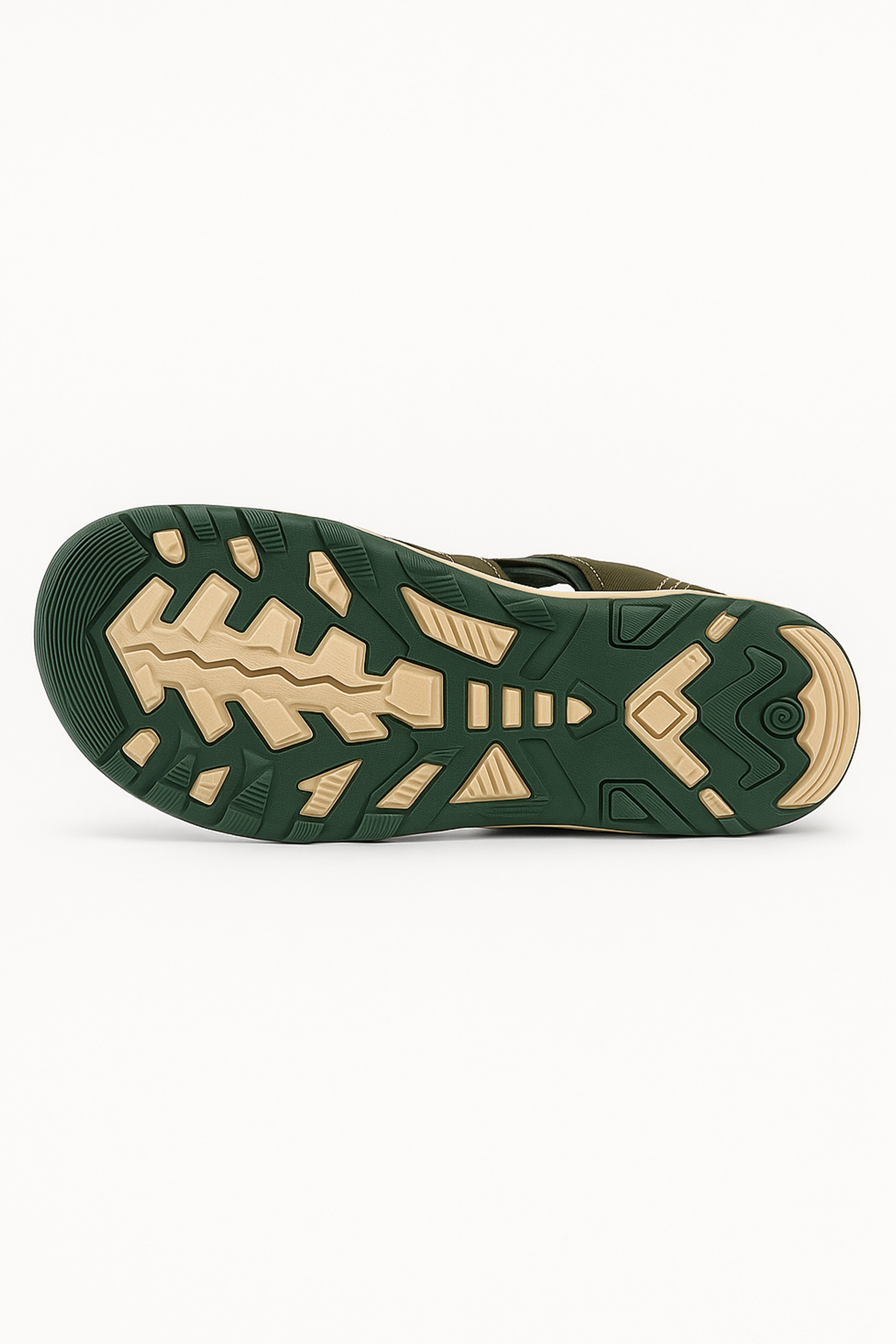 Boys Casual Trekking Sandals - Green Sole Picture